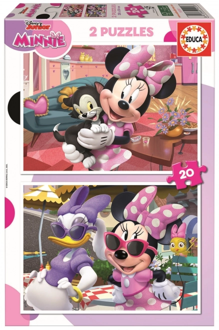 Educa puzzel Minnie 2x20 stukjes