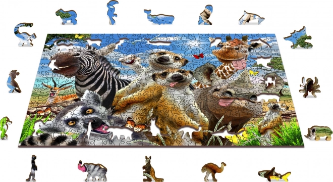 Wooden City Holzpuzzle Willkommen in Afrika 505 Teile