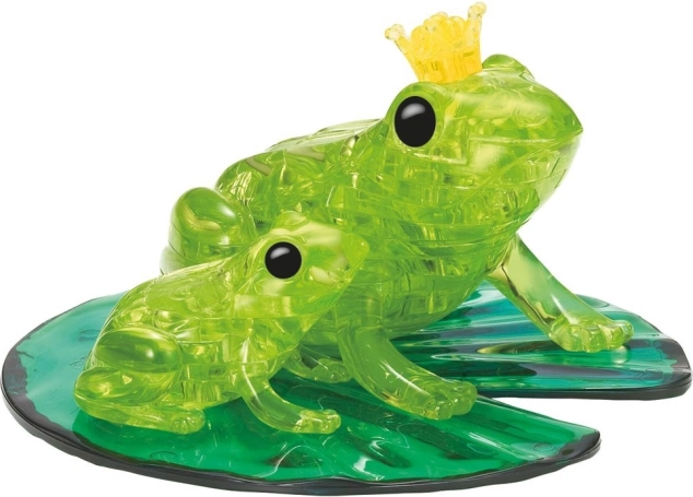 3D Kristallpuzzle Frösche – 43 Teile