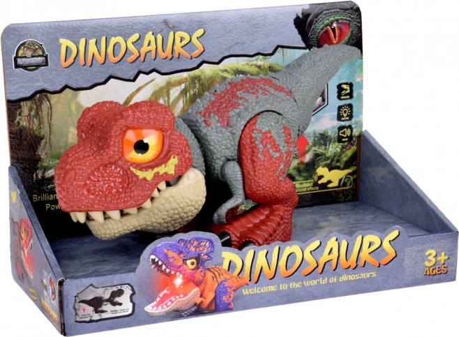 Dinosaurier Tyrannosaurus Rex mit beweglichen Teilen und Licht- und Soundeffekten