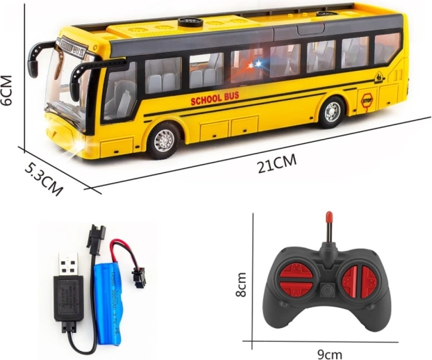 Remote Controlled School Bus 1:30