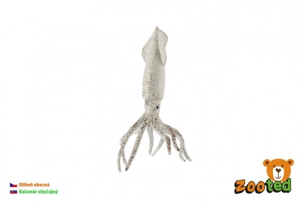 Gewone pijlinktvis van plastic 15cm in zakje