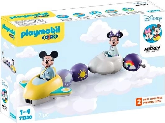 PLAYMOBIL 1.2.3 DISNEY Figure Set – Mickey and Minnie: Cloud Ride