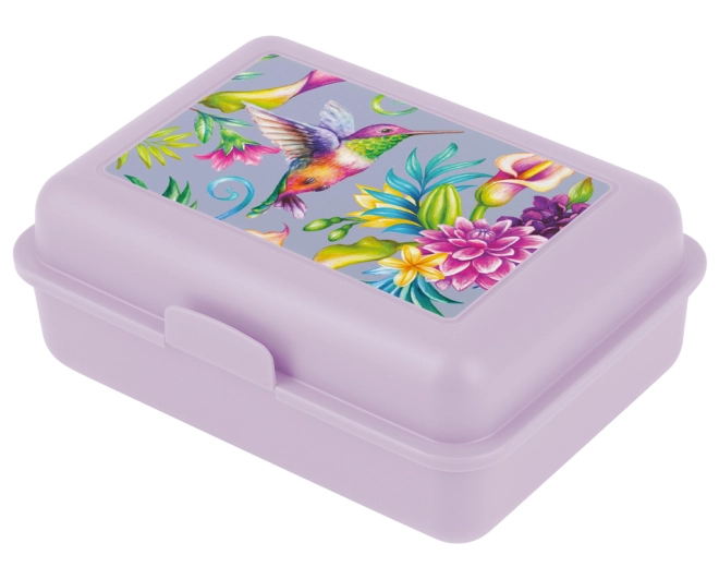 Purple color and Hummingbird design