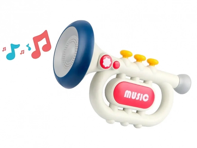 Interactieve kindertrompet met drie modi