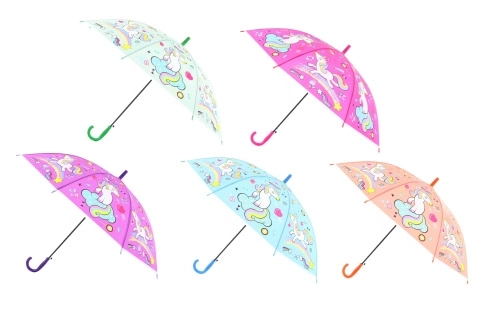 Regenbooghoorn uitschuifbare paraplu