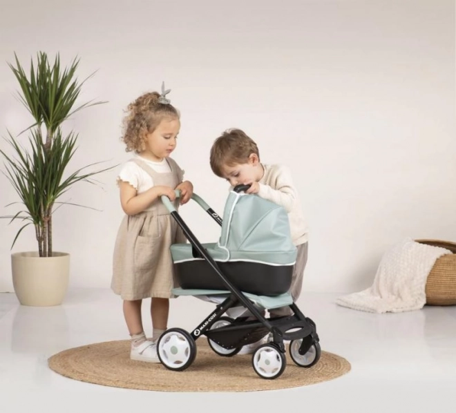 Poussette combinée Maxi Cosi pour poupées vert-gris