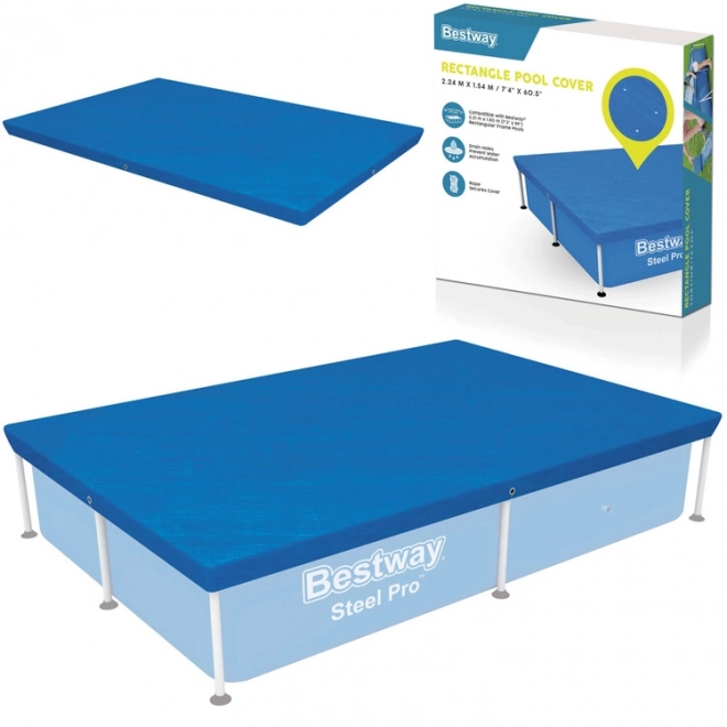 Cover for Rectangular Pool Bestway 224x154 cm