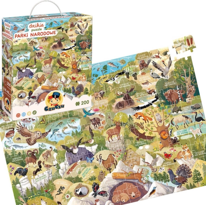 CzuCzu Divoce puzzel Nationale parken 200 stukjes