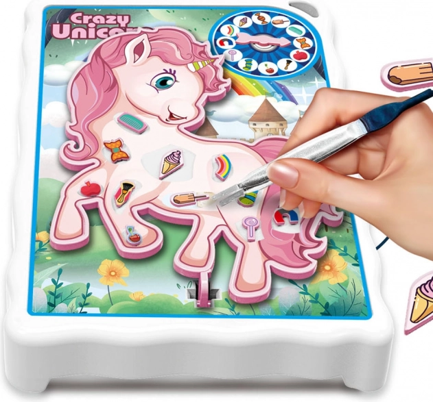 Unicorn Game with Tweezers 18x15 cm