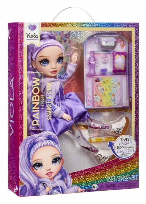 Rainbow High Sparkle & Shine Fashion pop - Viola (Paars)