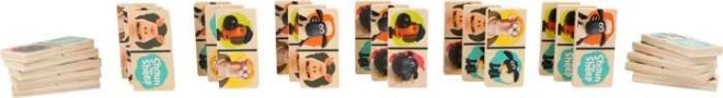 Houten domino Shaun het Schaap