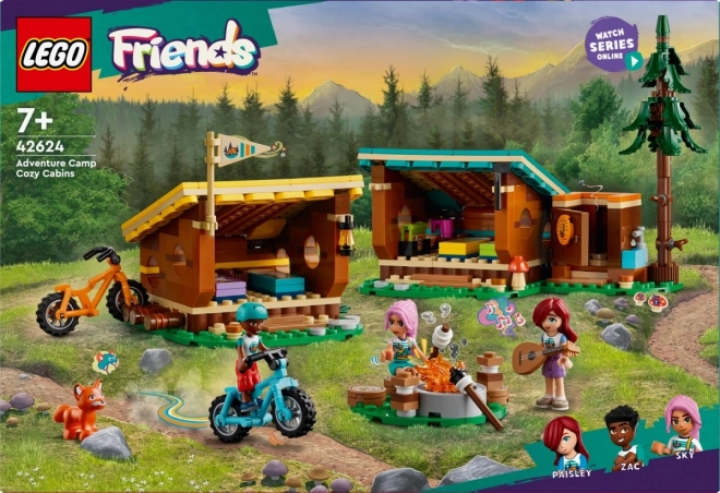 LEGO Friends 42624 Gezellige hutjes op het avonturenkamp