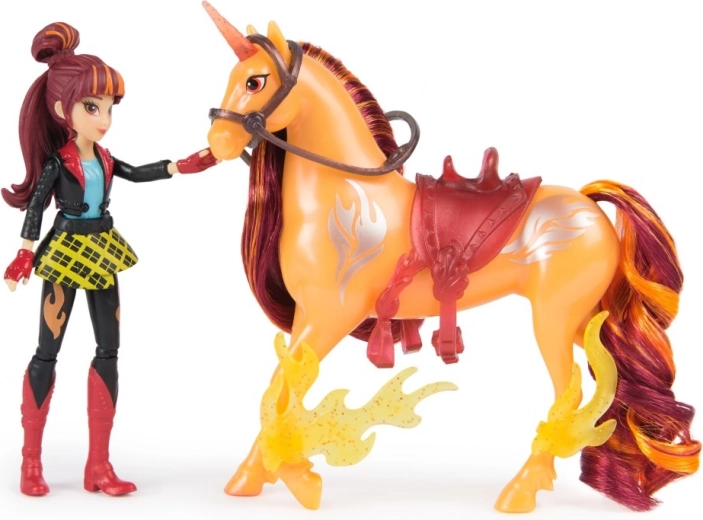 Licorne magique Cinder avec accessoires