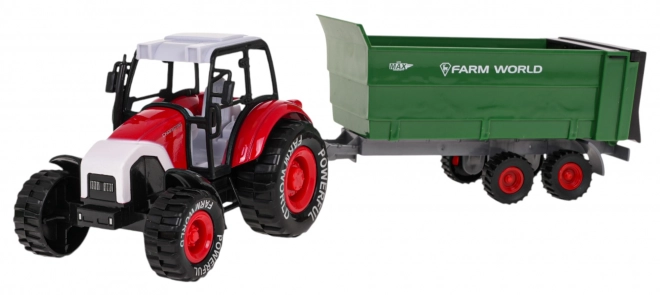 Ensemble de véhicules agricoles Tracteur + moissonneuse
