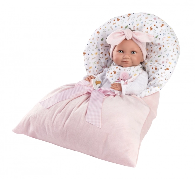 Llorens 73901 NIEUWGEBOREN MEISJE - realistische pop baby met geheel vinyllichaam - 40 cm