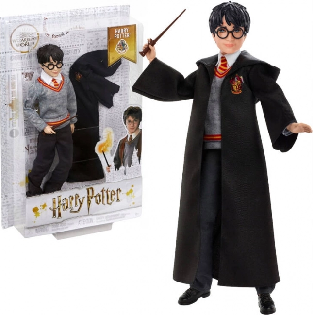 harry potter – poupée de poudlard avec baguette et cape