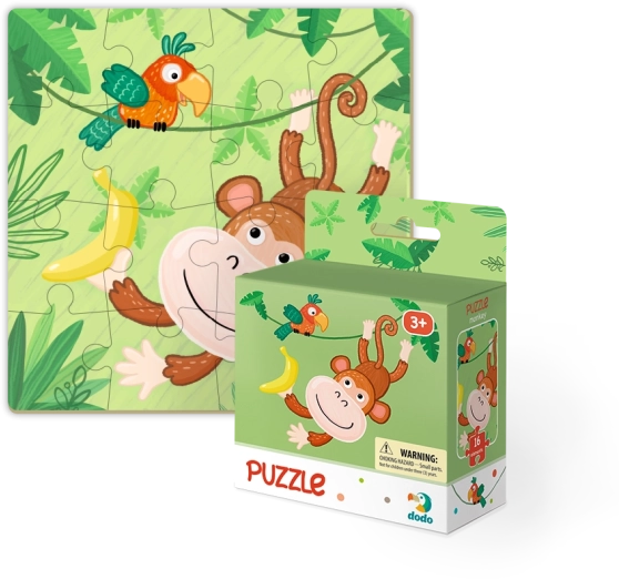 DODO puzzel Aapje 16 stukjes