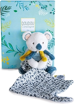 Doudou Plush Koala Yoca and Cuddle Toy Set
