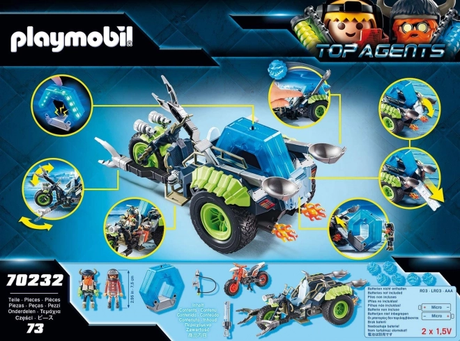 Playmobil Top Agents Arktische Rebellen Trike