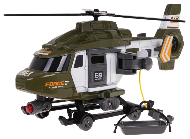 Military Rescue Helicopter 1:16