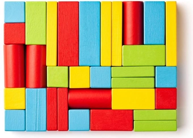 Bunte Bauklötze für kreatives Bauen