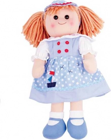 Poupée en tissu Louise 38 cm de Bigjigs Toys