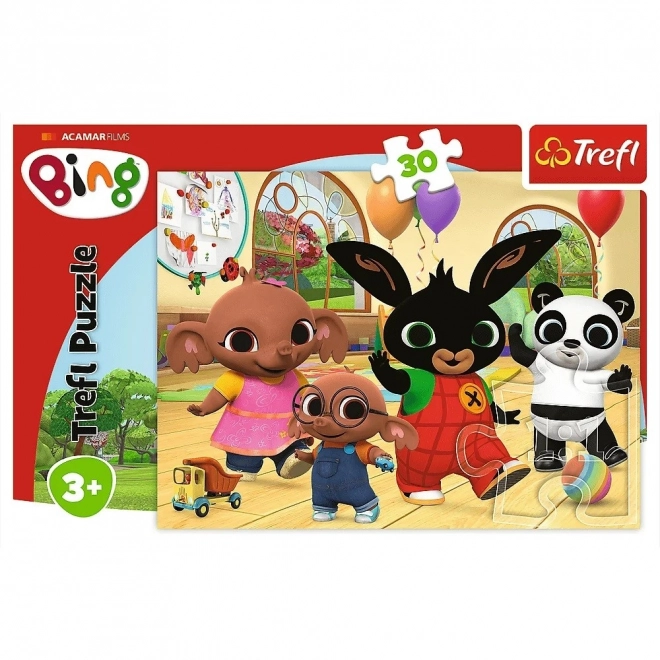 TREFL Puzzel Bing: Feest 30 stukjes