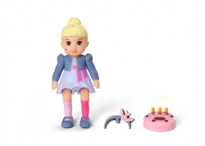 BABY born Minis Set avec table d'anniversaire, chaises et poupée