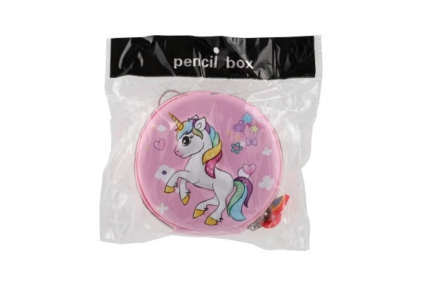 Sac/Portefeuille licorne enfant avec cordon tissu 14cm en sachet