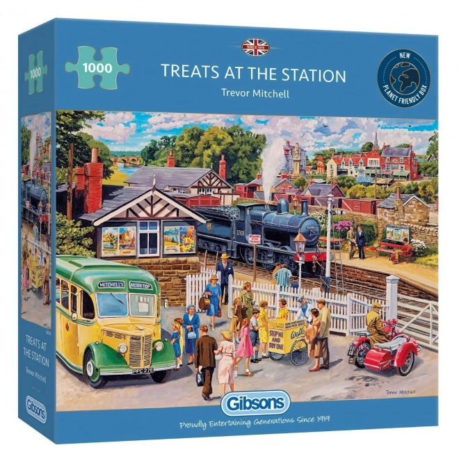 GIBSONS Puzzel Snacks op station 1000 stukjes