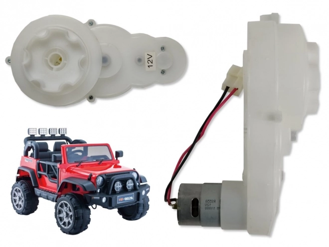 Motor + versnellingsbak 12V 11000RPM voor voertuig HP012
