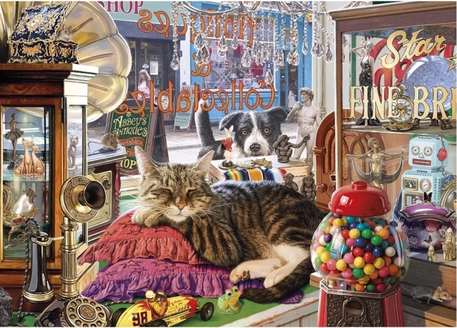 GIBSONS puzzel antiquariaat bij de abdij – 1000 stukjes