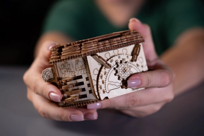 Houten Puzzel Kompas van Zwartbaard