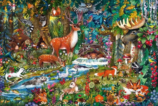 Puzzel Bosdieren 150 stukjes