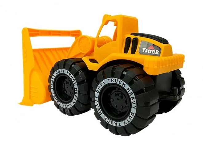 Large Toy Truck with Trailer and Bulldozer 49 cm