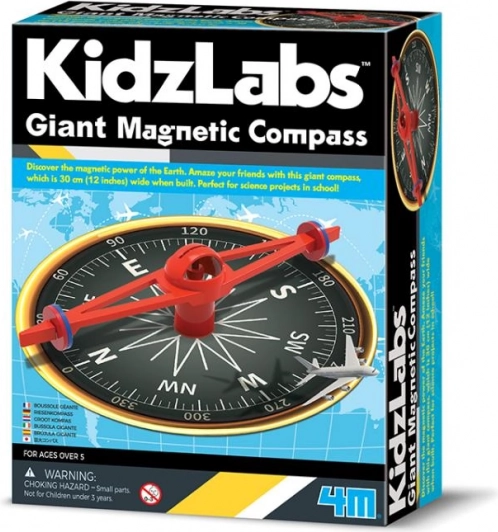 Reusachtig magnetisch kompas voor kinderen 4M