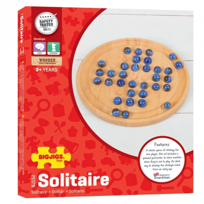 Bigjigs Speelgoed Houten Solitaire