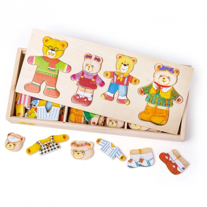 Bigjigs Toys Aankleedpuzzel Berenfamilie