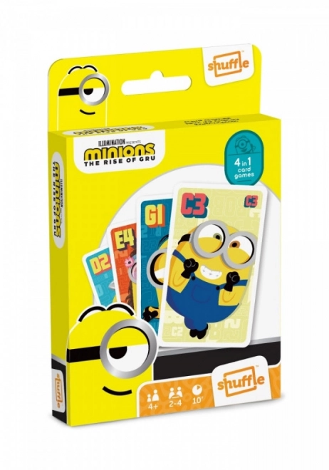 Kaartspel Shuffle Fun 4 in 1 Minions: De intocht van Gru