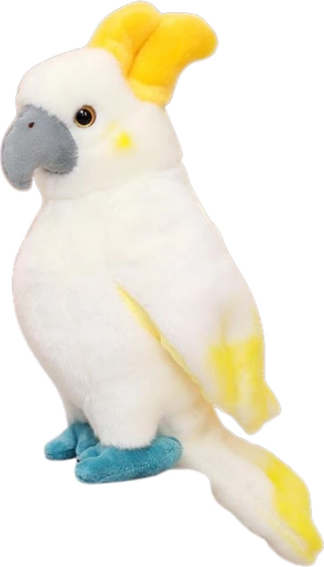 Plüsch Kakadu Papagei weiß 35 cm