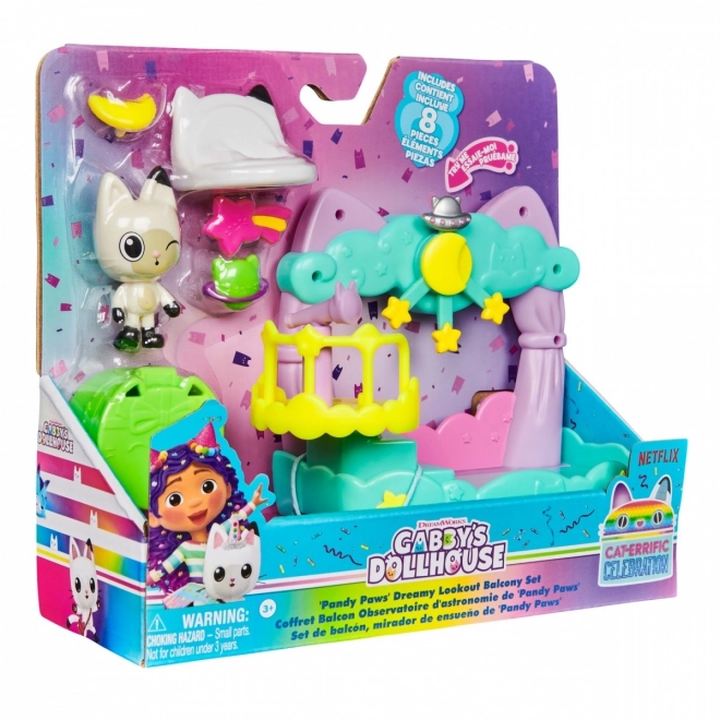 Kitten Cat Gabby's Dollhouse Balcony Set