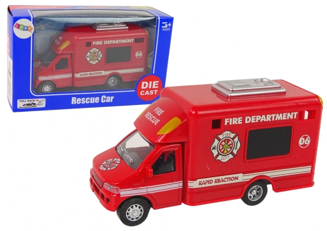 Reddingsvoertuigen met wrijvingaandrijving - Politie, Brandweer, Ambulance