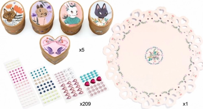 Djeco DIY Mini Jewelry Boxes