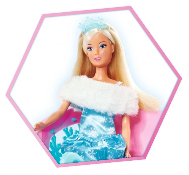 Steffi Doll with Horse Snow Dream
