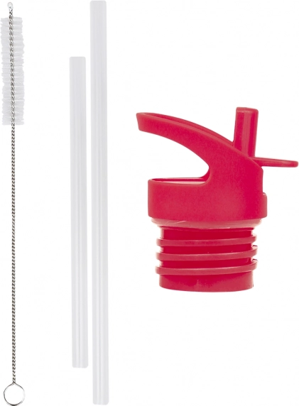 A Little Lovely Company kit d’accessoires pour bouteille inox Cerise