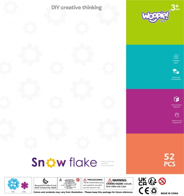 Konstruktionssteine Waffeln Ježci 52 Stk.