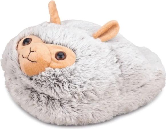 Cozy Noxxiez wärmender Plüsch-Pantoffel Alpaka