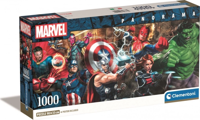 Panorama Puzzle Avengers 1000 Pieces