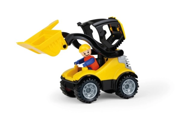 Opening cab with driver figure